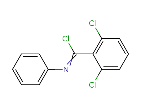 Molecular Structure of 113055-87-1 (2,6-Dichlor-N-phenylbenzimidchlorid)