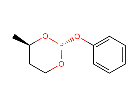 Molecular Structure of 142765-07-9 (1,3,2-Dioxaphosphorinane, 4-methyl-2-phenoxy-, trans-)