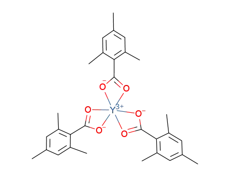 Molecular Structure of 197774-00-8 (yttrium tris(2,4,6-trimethylbenzoate))