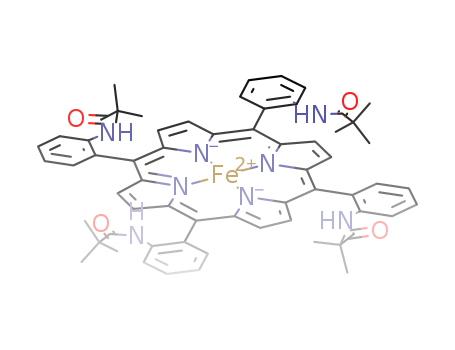 52629-13-7,iron (II) meso-tetra(alpha,alpha,alpha,alpha-o-pivalamidophenyl)porphyrin,Iron,[[N,N',N'',N'''-(21H,23H-porphine-5,10,15,20-tetrayltetra-2,1-phenylene)tetrakis[2,2-dimethylpropanamidato]](2-)-N21,N22,N23,N24]-,(SP-4-1)-; Propanamide,N,N',N'',N'''-(21H,23H-porphine-5,10,15,20-tetrayltetra-2,1-phenylene)tetrakis[2,2-dimethyl-,iron complex