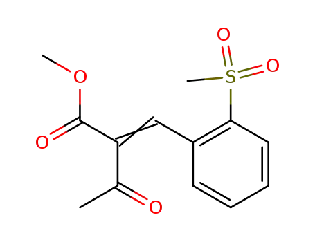 methyl 2-(2-methanesulfonylphenylmethylene)acetoacetate