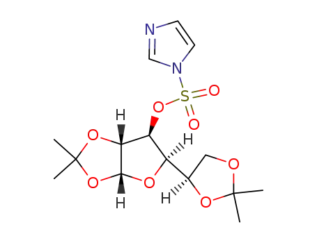 Molecular Structure of 80667-81-8 (1,2:5,6-di-O-isopropylidene-3-O-(N-imidazole-1-sulfonyl)-α-D-glucofuranose)
