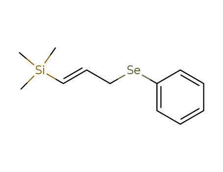 Molecular Structure of 116142-48-4 (Silane, trimethyl[3-(phenylseleno)-1-propenyl]-, (E)-)