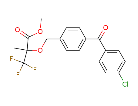 Propanoic acid,
2-[[4-(4-chlorobenzoyl)phenyl]methoxy]-3,3,3-trifluoro-2-methyl-, methyl
ester