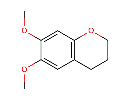 Molecular Structure of 79623-14-6 (2H-1-Benzopyran, 3,4-dihydro-6,7-dimethoxy-)