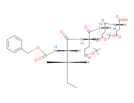 Molecular Structure of 110484-44-1 (Z-Ile-Glu(OtBu)-Gln-Glu(OtBu)-OH)