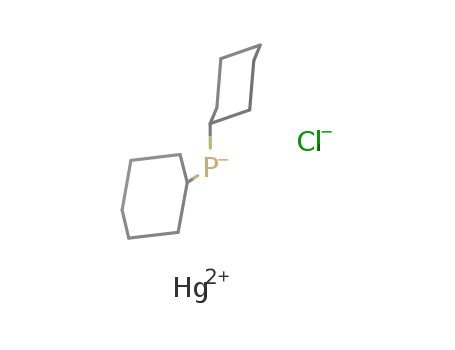 Molecular Structure of 90054-08-3 (Mercury, chloro(dicyclohexylphosphino)-)