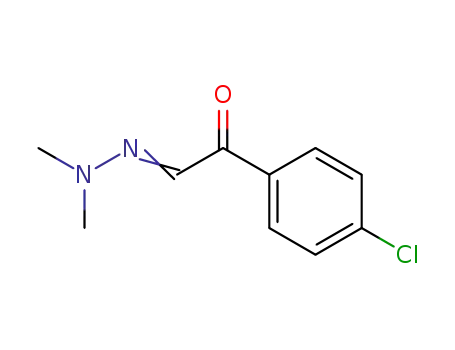 Molecular Structure of 24346-19-8 (4'-Chloro-α-(dimethylhydrazono)acetophenone)