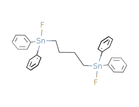 Molecular Structure of 223668-35-7 (1,4-bis(diphenylfluorostannyl)butane)