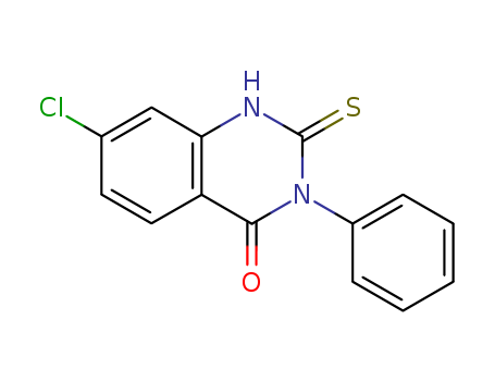 4(1H)-Quinazolinone,7-chloro-2,3-dihydro-3-phenyl-2-thioxo-