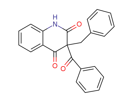 Molecular Structure of 70611-42-6 (3-Benzoyl-3-(phenylmethyl)quinoline-2,4(1H,3H)-dione)