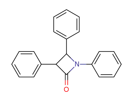 Molecular Structure of 7477-20-5 (1,3,4-TRIPHENYL-2-AZETIDINONE)