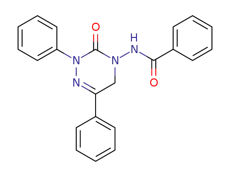 Benzamide, N-(2,5-dihydro-3-oxo-2,6-diphenyl-1,2,4-triazin-4(3H)-yl)-