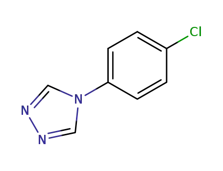 Molecular Structure of 90002-05-4 (4H-1,2,4-Triazole, 4-(4-chlorophenyl)-)