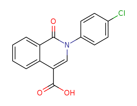 2-(4-chlorophenyl)-1-oxo-1,2-dihydroisoquinoline-4-carboxylic acid