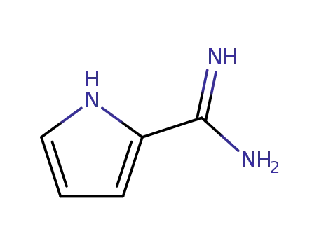 Molecular Structure of 105533-75-3 (1H-Pyrrole-2-carboximidamide)