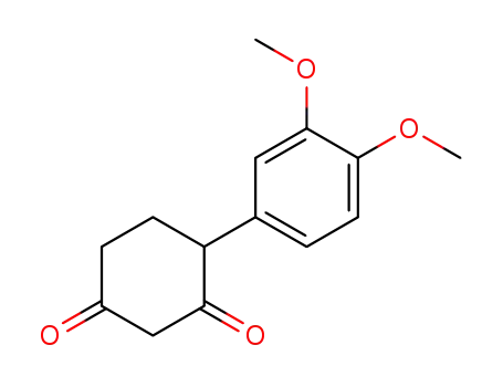 Molecular Structure of 74528-53-3 (4-(3,4-DIMETHOXY-PHENYL)-CYCLOHEXANE-1,3-DIONE)