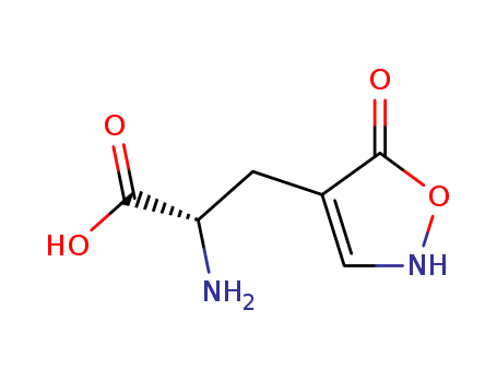 127607-88-9,beta-(isoxazolin-5-on-4-yl)alanine,4-Isoxazolepropanoicacid, a-amino-2,5-dihydro-5-oxo-, (S)-;Antibiotic TAN 950A; TAN 950A; b-(Isoxazolin-5-on-4-yl)-L-alanine