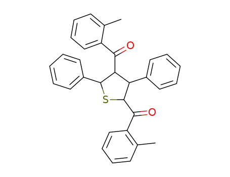 [5-(2-Methyl-benzoyl)-2,4-diphenyl-tetrahydro-thiophen-3-yl]-o-tolyl-methanone