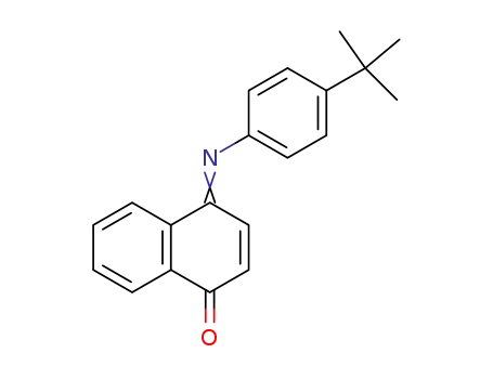 Molecular Structure of 87797-56-6 (1(4H)-Naphthalenone, 4-[[4-(1,1-dimethylethyl)phenyl]imino]-)