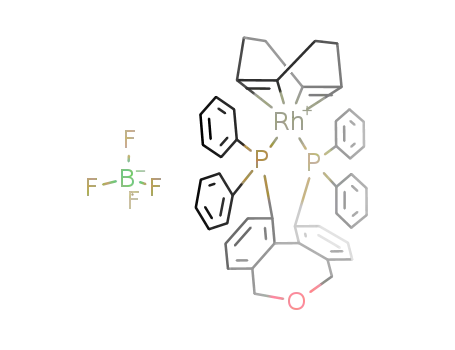 (Rh{(R)-5,7-dihydrodibenz{c,e}oxepin-1,11-bis(diphenylphosphine)}{(Z,Z)-1,5-cyclooctadiene})BF<sub>4</sub>