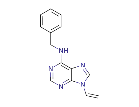 Molecular Structure of 120593-26-2 (Benzyl-(9-vinyl-9H-purin-6-yl)-amine)
