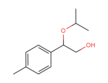 Molecular Structure of 827321-68-6 (Benzeneethanol, 4-methyl-b-(1-methylethoxy)-)