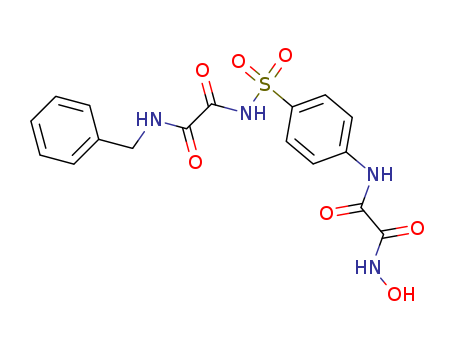 81717-48-8,Ethanediamide, N-((4-(((hydroxyamino)oxoacetyl)amino)phenyl)sulfonyl)-N-(phenylmethyl)-,