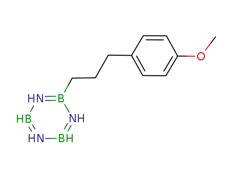 Molecular Structure of 155862-09-2 (1-(4-methoxyphenyl)-3-(2-borazinyl)propane)