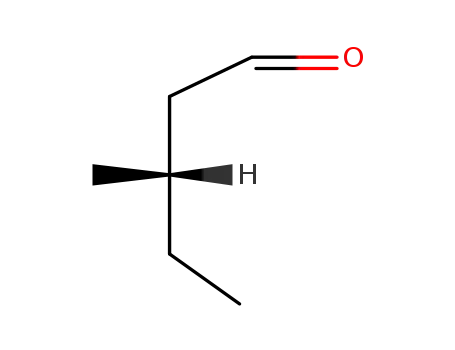 Molecular Structure of 1730-94-5 (Pentanal, 3-methyl-, (3S)-)
