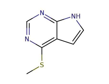 7H-Pyrrolo[2,3-d]pyrimidine,4-(methylthio)-