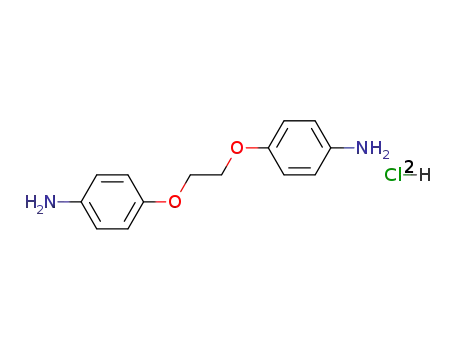 Molecular Structure of 109690-44-0 ([4-[2-(4-azaniumylphenoxy)ethoxy]phenyl]azanium dichloride)