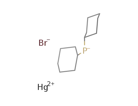 Molecular Structure of 90054-09-4 (Mercury, bromo(dicyclohexylphosphino)-)
