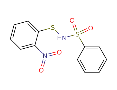 Molecular Structure of 73463-44-2 (Benzenesulfonamide, N-[(2-nitrophenyl)thio]-)