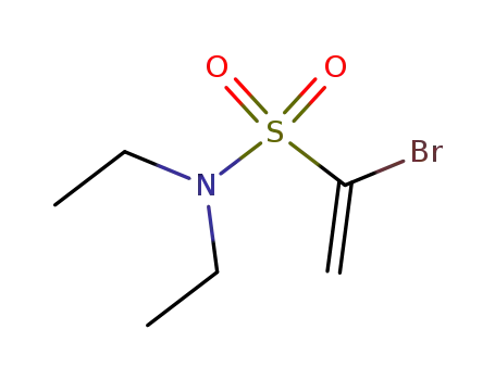 Molecular Structure of 87975-07-3 (Ethenesulfonamide, 1-bromo-N,N-diethyl-)