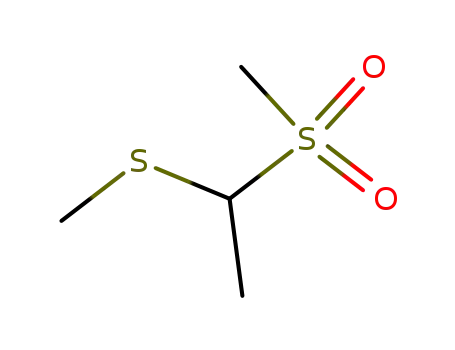 Molecular Structure of 67658-93-9 (Ethane, 1-(methylsulfonyl)-1-(methylthio)-)