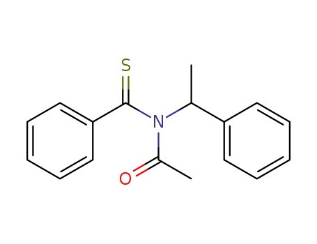 Molecular Structure of 89873-89-2 (Acetamide, N-(1-phenylethyl)-N-(phenylthioxomethyl)-)