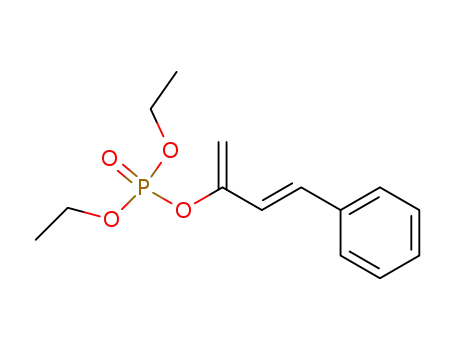 Molecular Structure of 80814-98-8 (Phosphoric acid, diethyl 1-methylene-3-phenyl-2-propenyl ester)