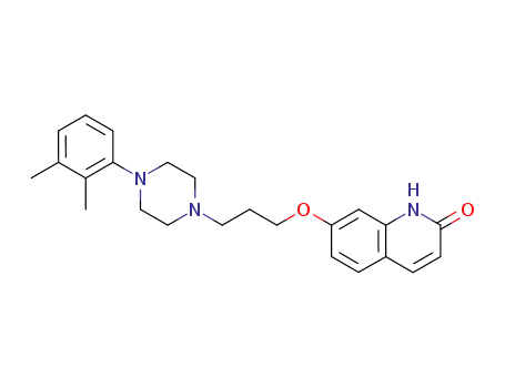 Molecular Structure of 111073-34-8 (7-[3-[4-(2,3-Dimethylphenyl)piperazinyl]propoxy]-2(1H)-quinolinone)