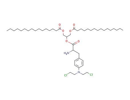 1,3-DIPALMITOYL-2-(4'-(BIS(2'-CHLOROETHYL)AMINO)PHENYLALANINOYL)GLYCEROLCAS