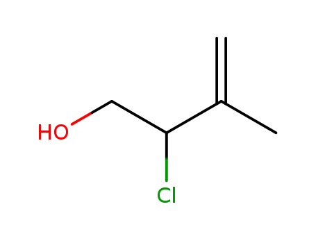 Molecular Structure of 99806-25-4 (3-Buten-1-ol, 2-chloro-3-methyl-)