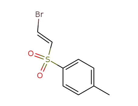 Molecular Structure of 878-80-8 (Benzene, 1-[(2-bromoethenyl)sulfonyl]-4-methyl-, (E)-)