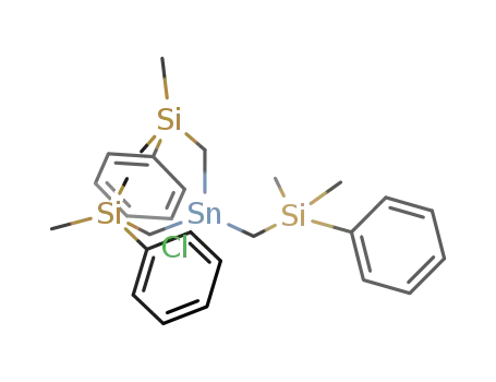 Molecular Structure of 107735-17-1 (Silane, [(chlorostannylidyne)tris(methylene)]tris[dimethylphenyl-)