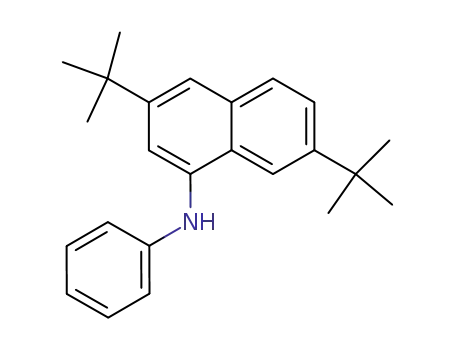 Molecular Structure of 87797-42-0 (1-Naphthalenamine, 3,7-bis(1,1-dimethylethyl)-N-phenyl-)