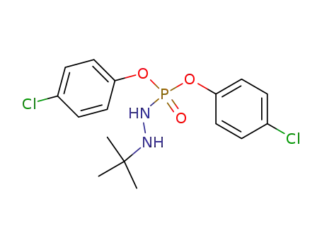 N-<bis(p-chlorophenoxy)phosphinoyl>-N'-t-butylhydrazine