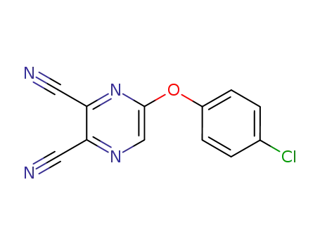5-(4-chloro-phenoxy)-pyrazine-2,3-dicarbonitrile