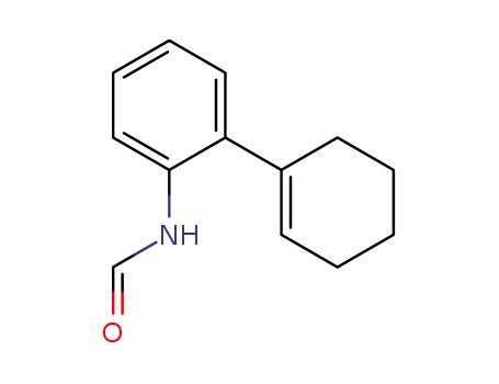 Molecular Structure of 89937-00-8 (Formamide, N-[2-(1-cyclohexen-1-yl)phenyl]-)