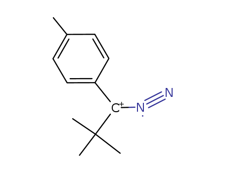 Molecular Structure of 133861-35-5 (Benzene, 1-(1-diazo-2,2-dimethylpropyl)-4-methyl-)