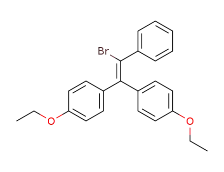 Molecular Structure of 60883-74-1 (α-Bromo-β,β-bis(4-ethoxyphenyl)styrene)