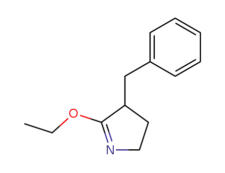Molecular Structure of 119397-08-9 (2H-Pyrrole,5-ethoxy-3,4-dihydro-4-(phenylmethyl)-(9CI))